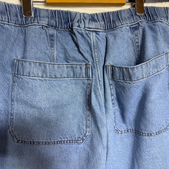 Madewell Women's Jeans 3X Pull-On Relaxed Beswick - Elastic Waist - Picture 6 of 9